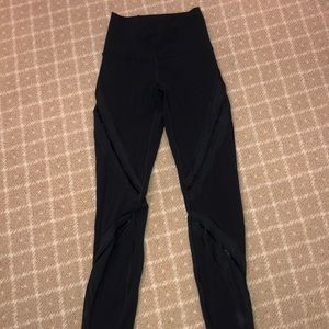 Dark grey size 2 lululemon mesh leggings